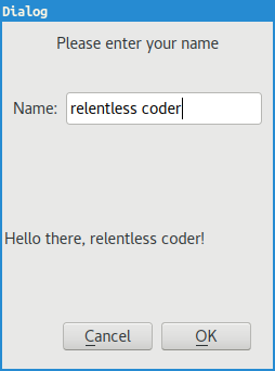 Running the application. Running the
application.