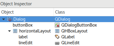 The object-inspector view. The object-inspector
view